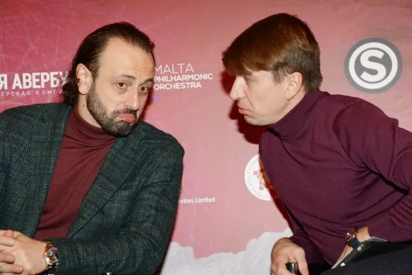 Илья Авербух и Алексей Ягудин. Фото: Anatoly Lomokhov / Global Look Press / www.globallookpress.com