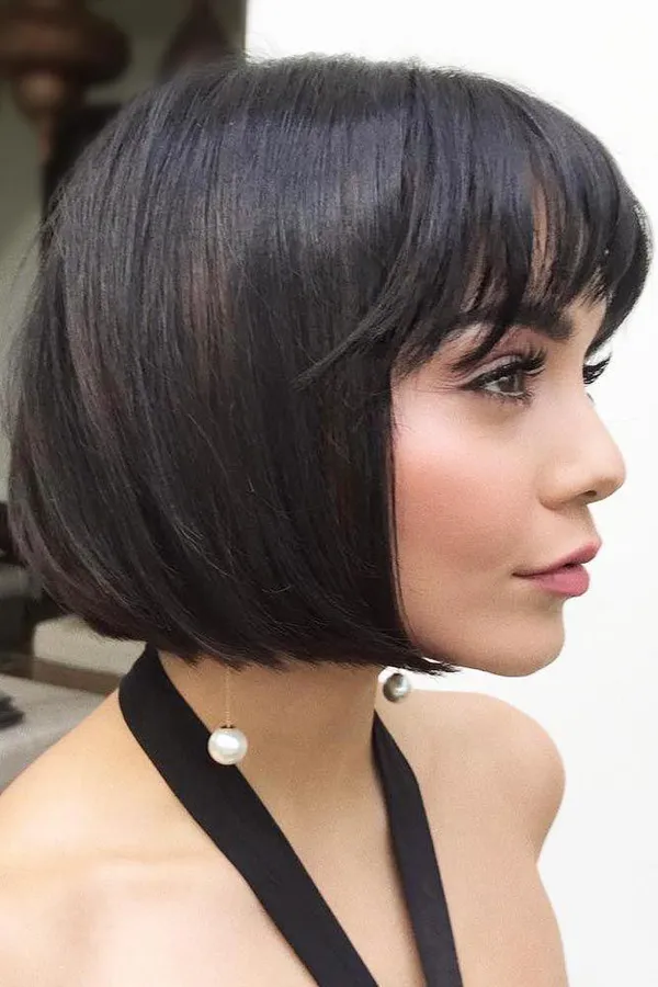 Прически с челкой (фото). Прически с челкой женские. 61 Chelka (26)