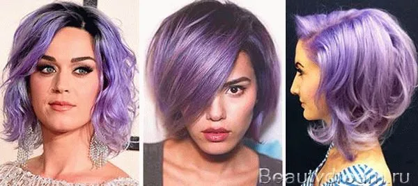 Фиолетовая краска для волос на темные волосы 2019 год. Фиолетовая краска для волос. 3