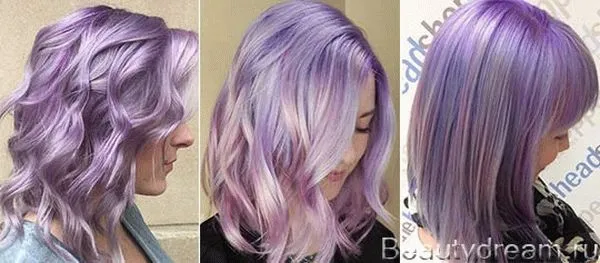 Фиолетовая краска для волос на темные волосы 2019 год. Фиолетовая краска для волос. 27
