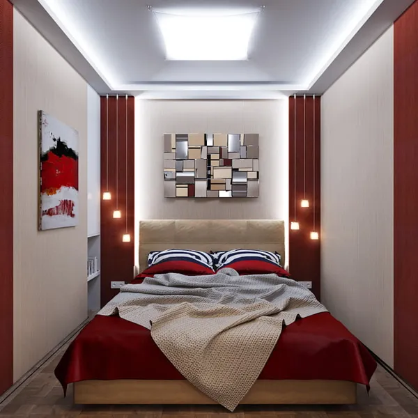 Особенности дизайна спальни 5 кв м. Комната 5 кв м. 111