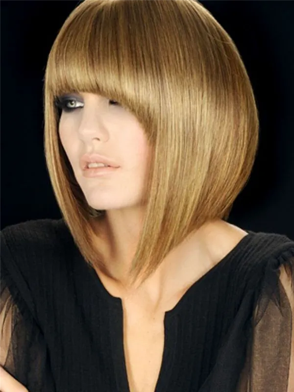 Модная стрижка Каскад 2023-2024: главные тренды и фото-идеи. Каскад на средние волосы с челкой фото. 95