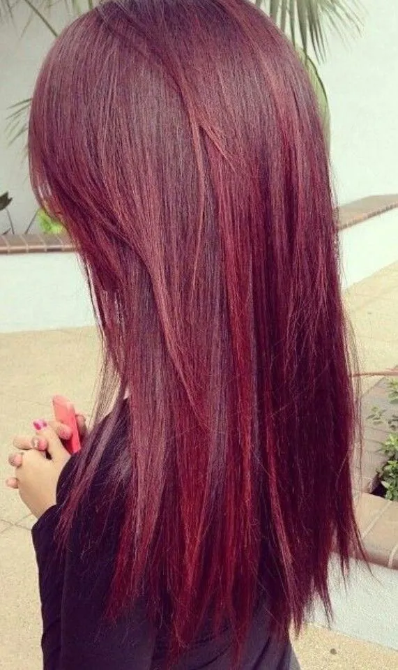 Темно-рыжий цвет волос