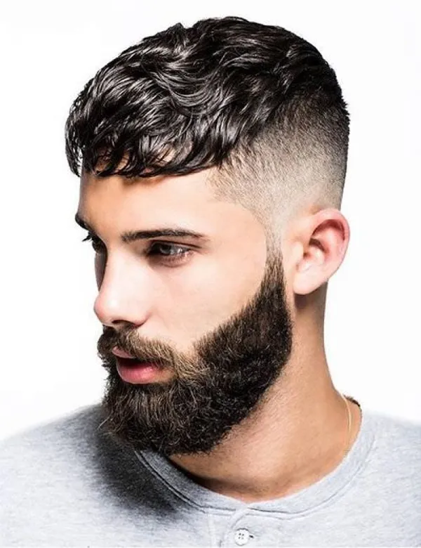 Модные мужские прически с бородой: варианты для коротких и длинных волос