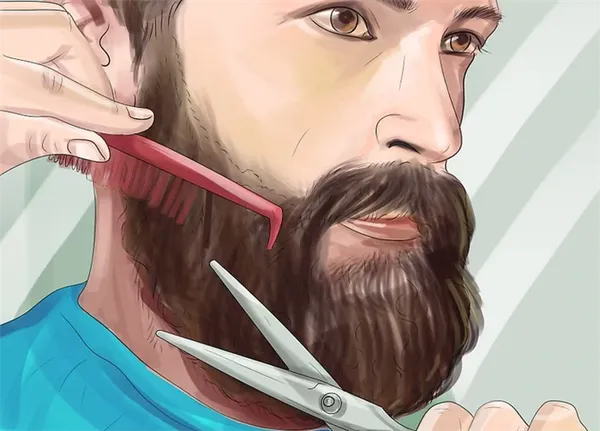 стрижка бороды