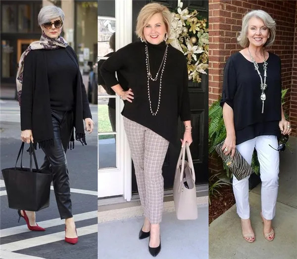 Как одеваться в размере и возрасте 50. Толстые женщины за 50. 5