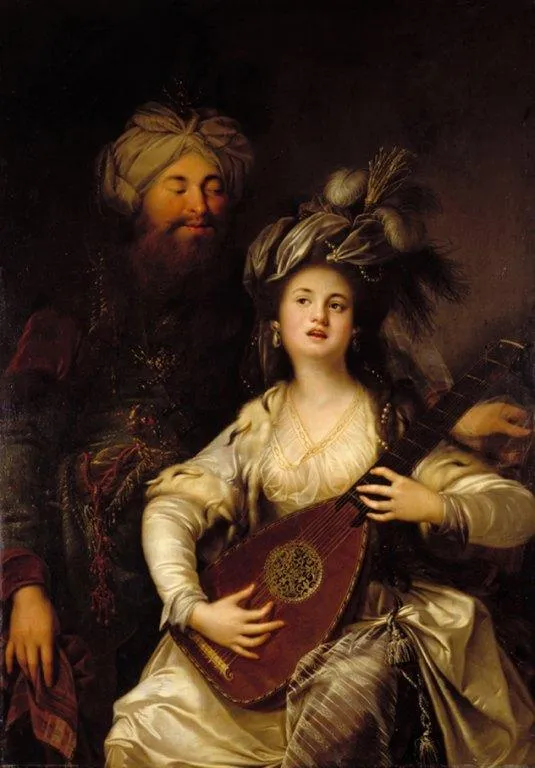 Роксолана и султан. Антон Хикель, 1780