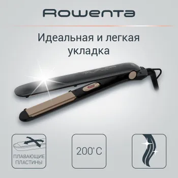 Утюжок для волос Rowenta Easyliss, SF1627F0, черный